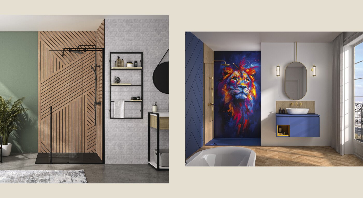 Kinewall Design claustra graphik - nuit fauve - 2900x1585