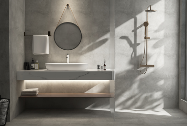 béton ciré salle de bain