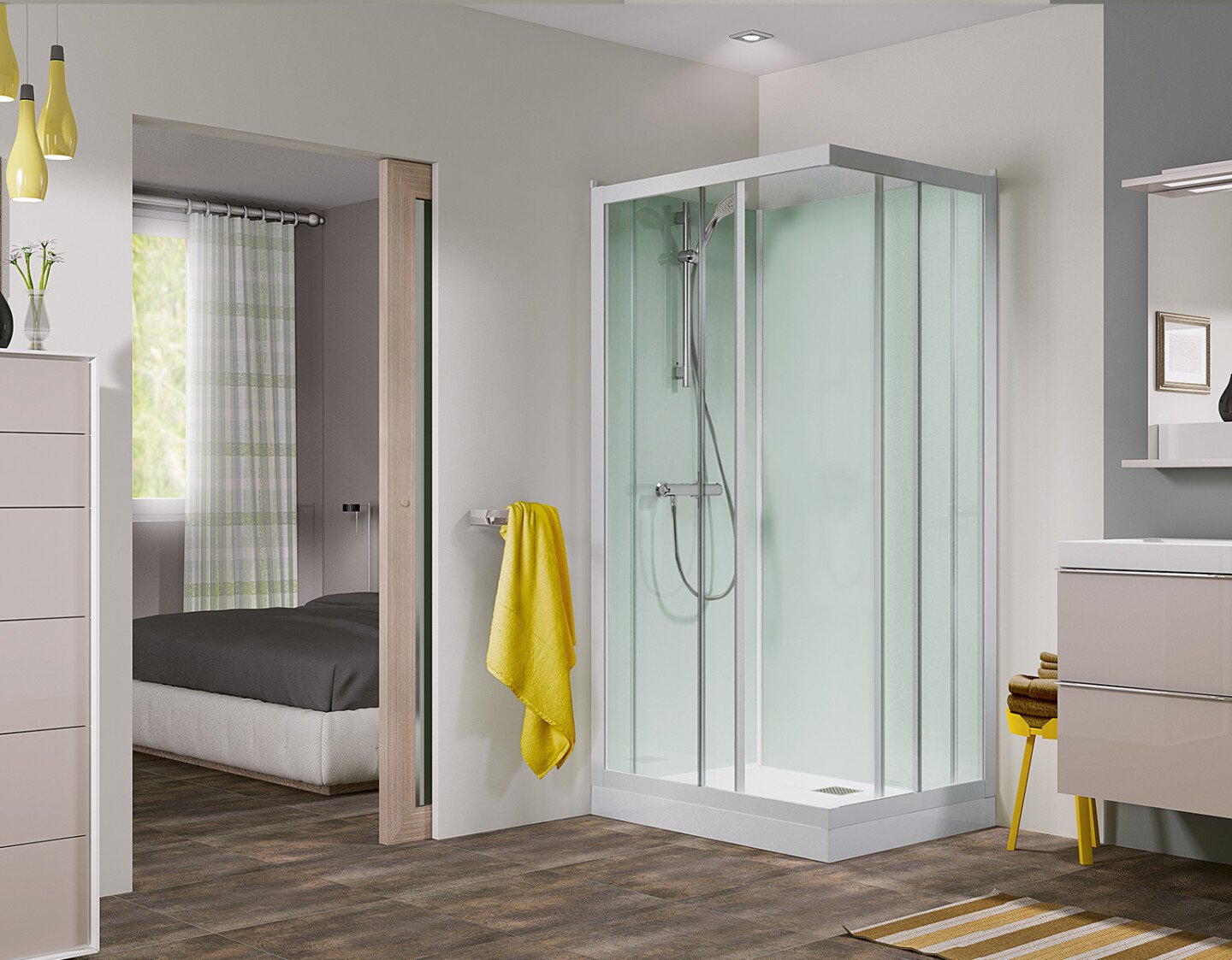 Kineprime Glass cabines de douche Kinedo