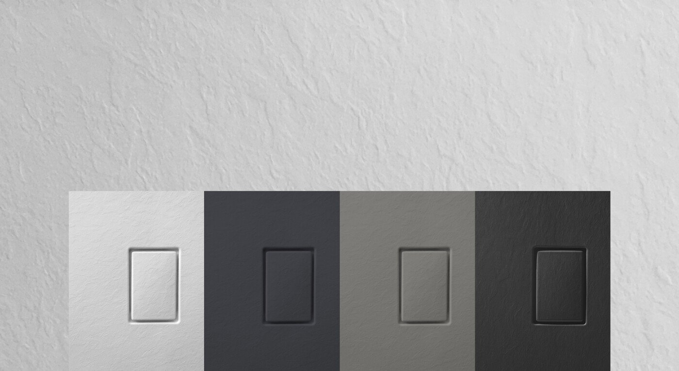 Zoom Kinesurf découpable - texture aspect pierre - nuancier 4 couleurs - 2900x1585
