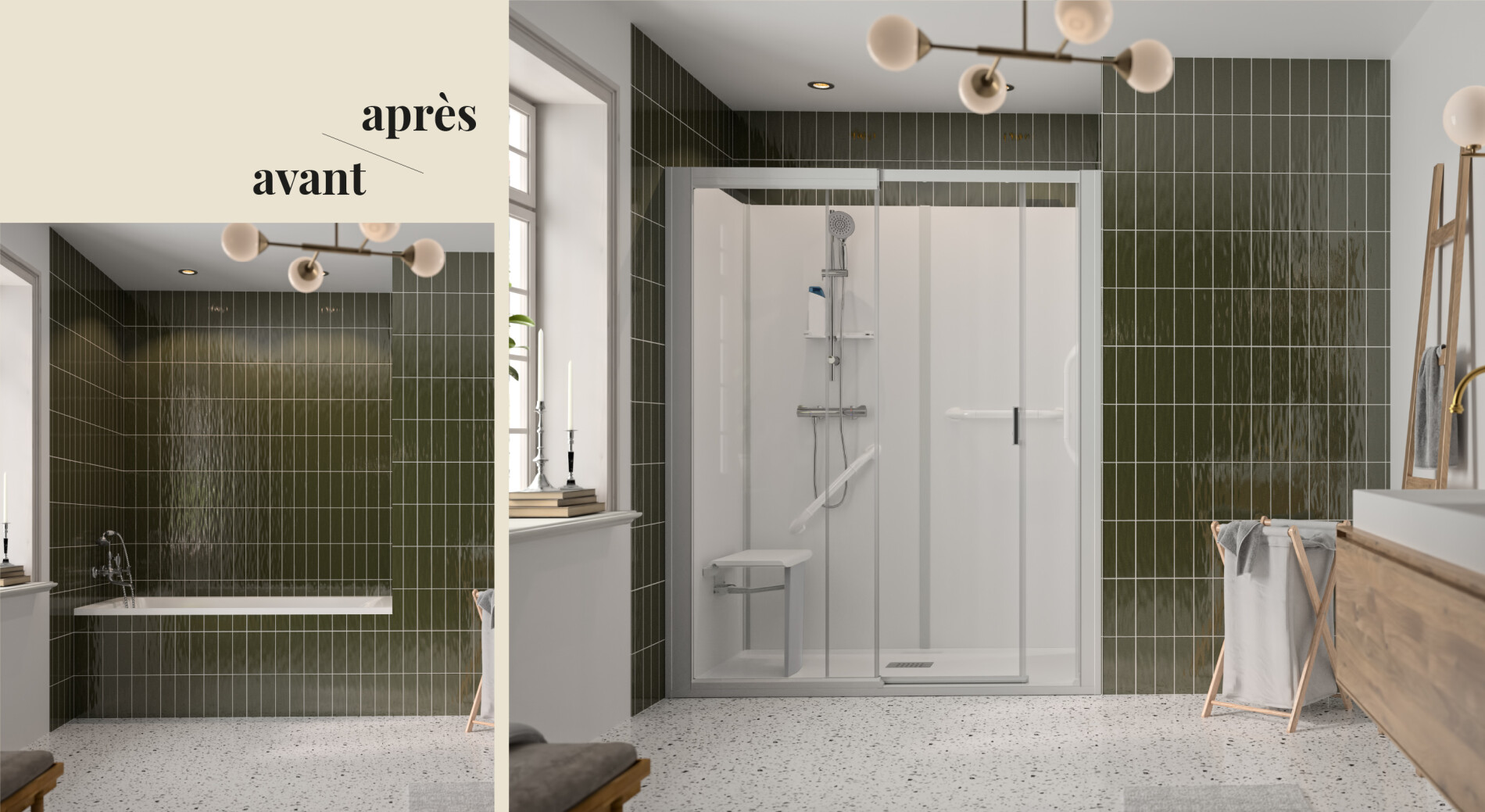 Kinemagic Sérénité+ haute Douche sécursée Kinedo