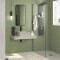 Plan de toilette Wood - lin - vasque rectangulaire - Kinewood - 2900x1585