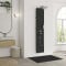 Aquawall Pietra - colonne de douche - noir aspect pierre - 2900x1585