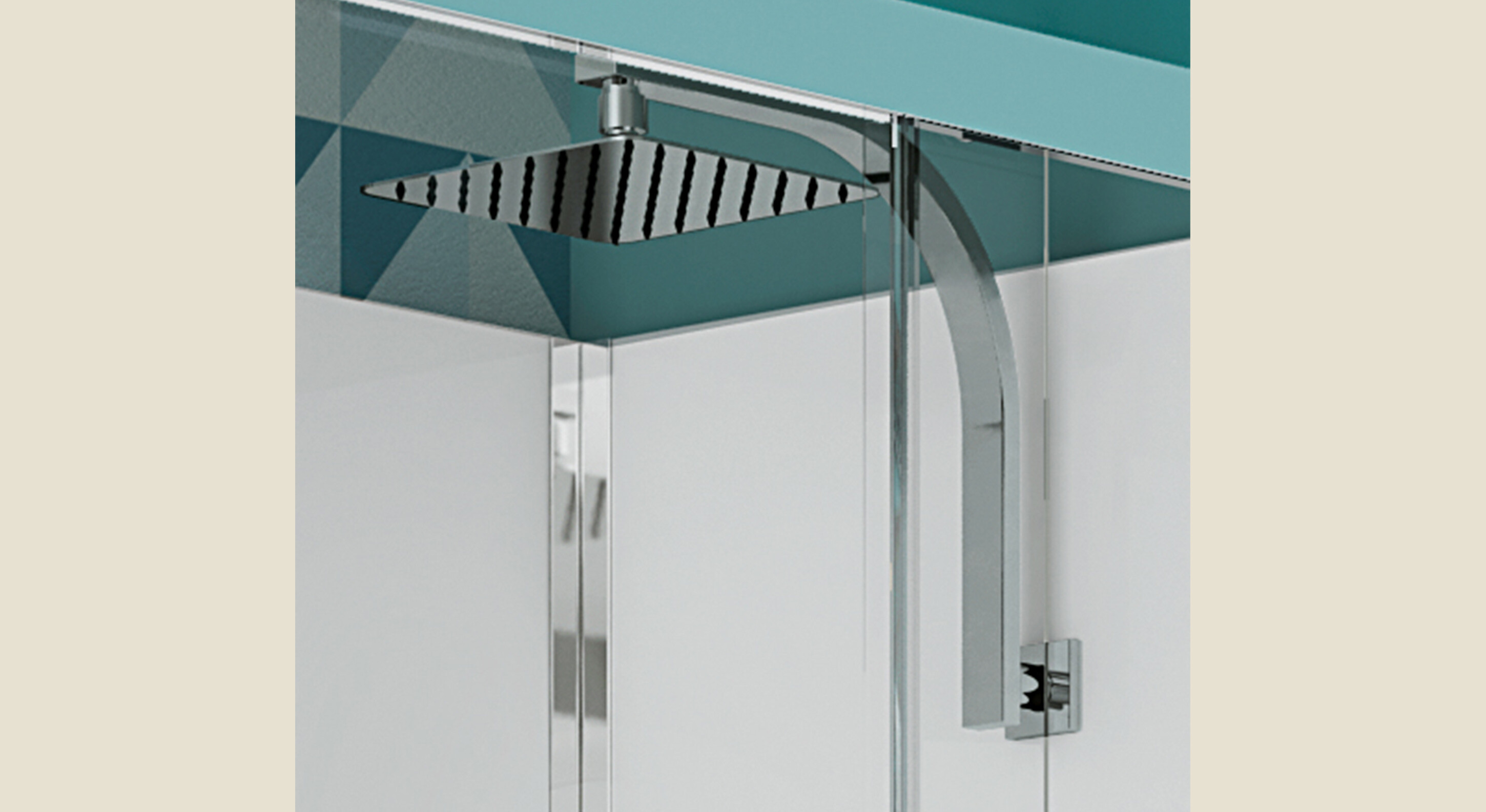 Eden+ R80 et R90 cabine de douche ¼ de rond Kinedo