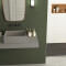 Plan de toilette Moon - gris béton - vasque rectangulaire - Kinemoon Style - 2900x1585