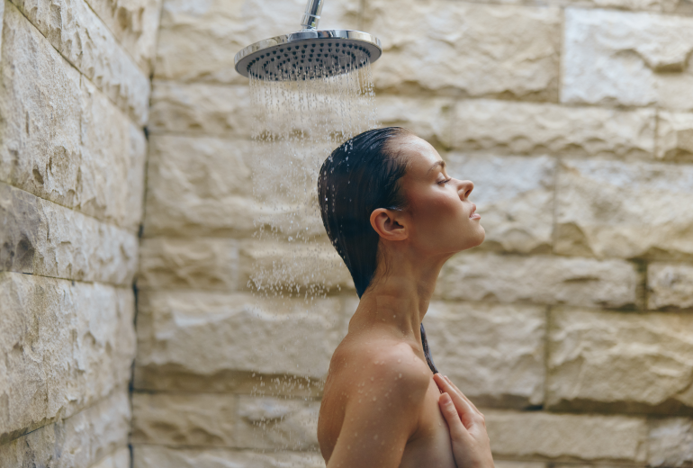 douche ciel pluie