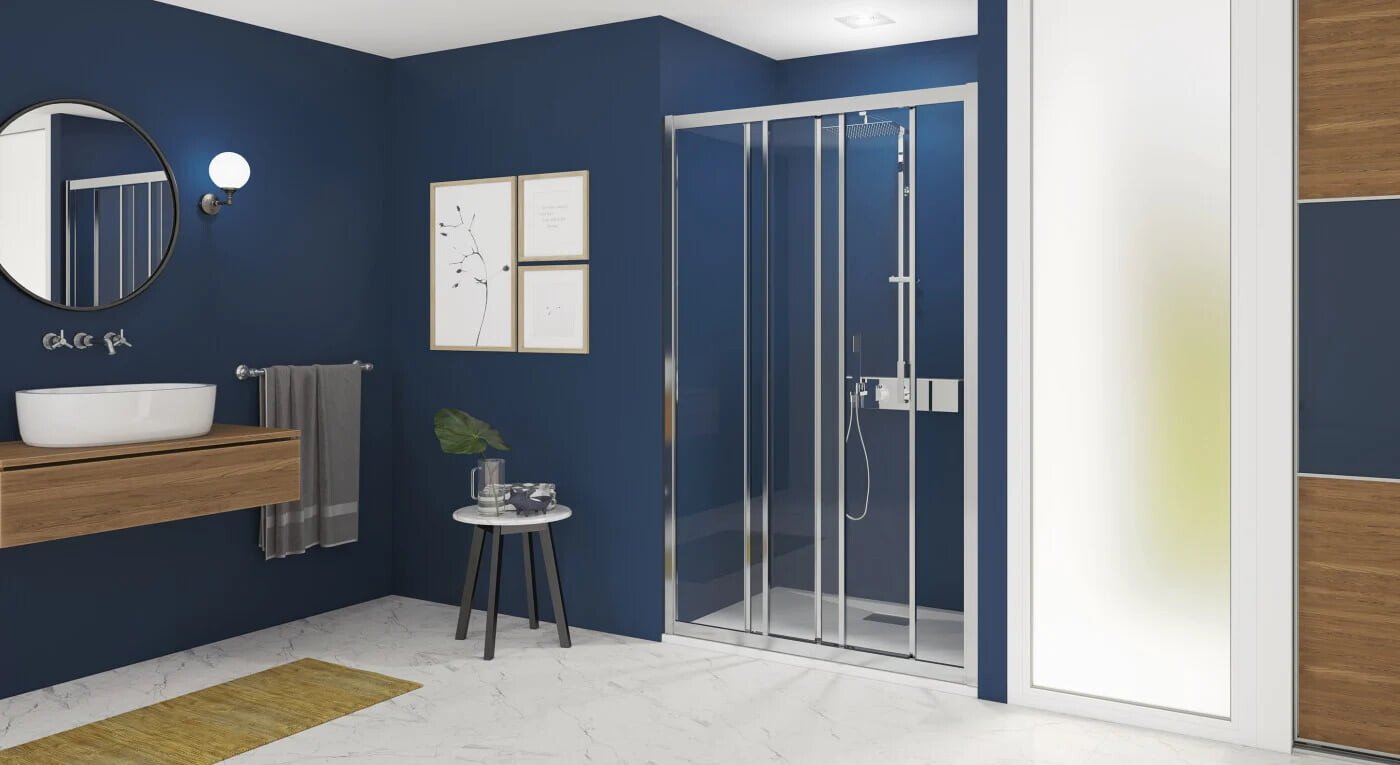 smart express 3v profile chrome verre transparent