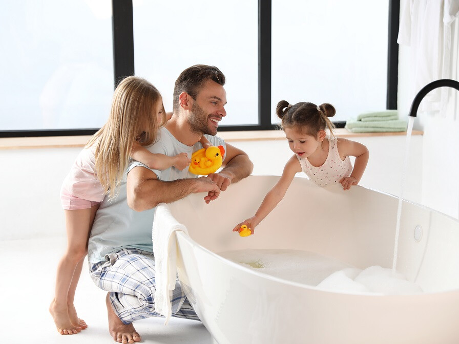 Bien aménager votre salle de bain pour vos enfants