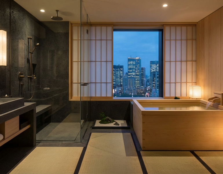 salle de bain hotel spa