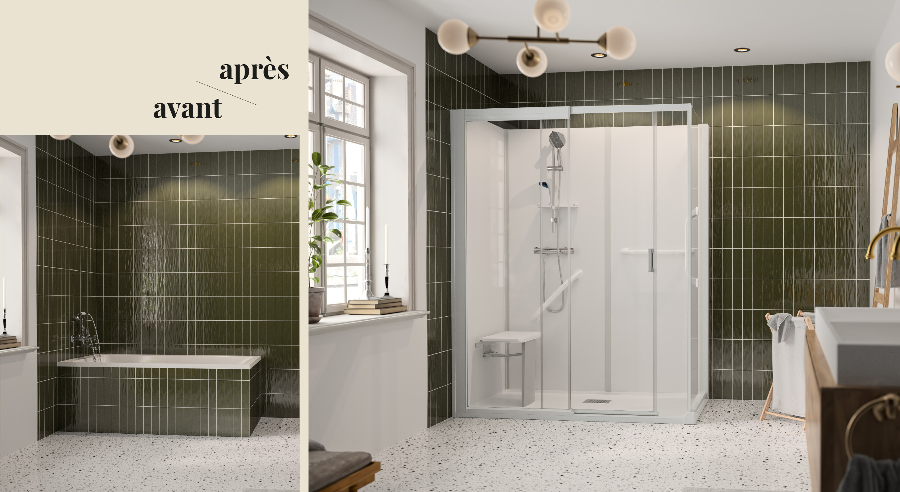 Kinemagic Sérénité+ haute Douche sécursée Kinedo