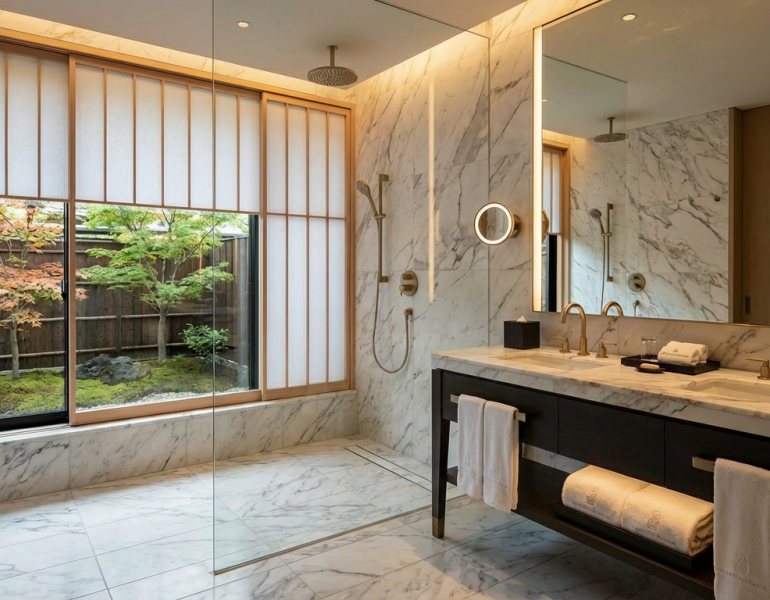 salle de bain hotel luxe RItz