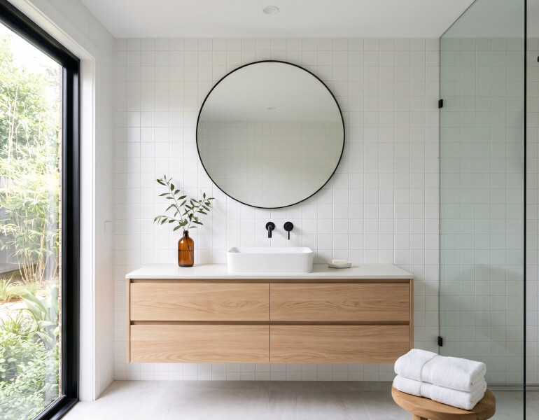 salle de bain scandinave