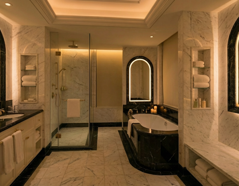 salle de bain luxe