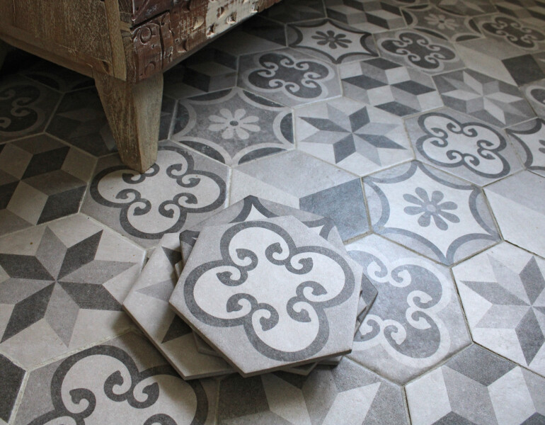 carreaux de ciment salle de bain