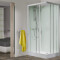 Kineprime Glass rectangulaire - angle - thermostatique - portes coulissantes - 2900x1585