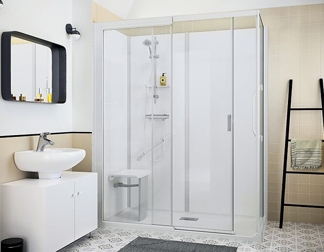 Kinemagic Sérénité - haute - angle - thermostatique - porte coulissante - listing - 770x520