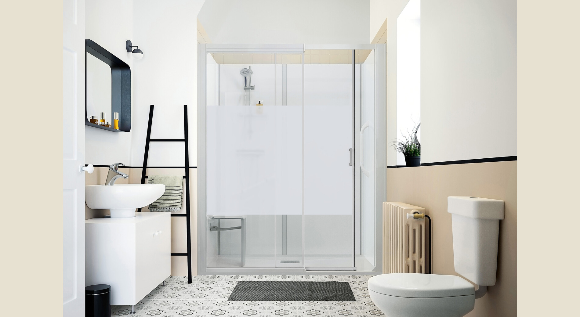 Kinemagic Sérénité haute Douche senior et sécuriséeKinedo